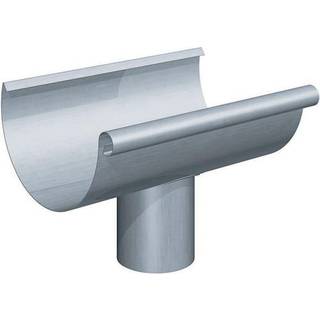 Rheinzink tudstykke 280/76mm 1/2-rund. Til limning. prePatina walzblank - Tages ikke retur -