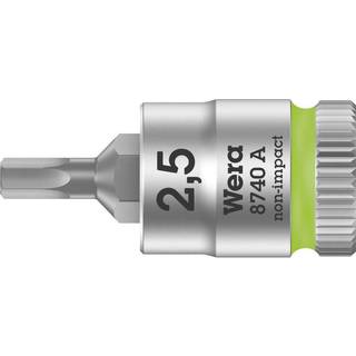 Wera 8740 A 05003331001 Unbrako Topnøgle-bit-indsats 2.5 mm 1/4 (6,3 mm)