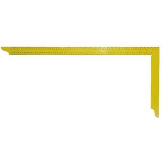 Tømrervinkel 1000×380×35mm, gul m/dobbelt skala