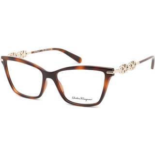 Ferragamo Kvinde SF2921 214 Optiske stel Plast Skildpadde Sommerfugl