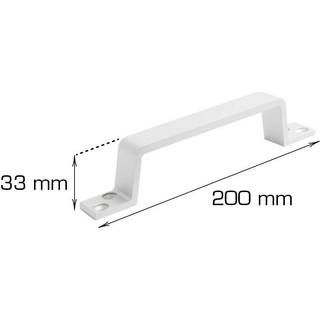 Home-it kuffertgreb 200 x 33 mm aluminium
