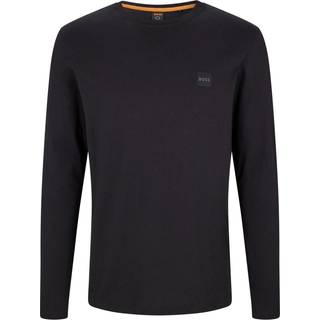 BOSS Orange Herren Longsleeve schwarz