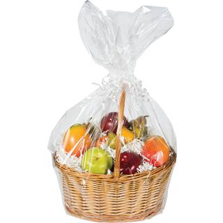 Stor cellofanskurvpose klar