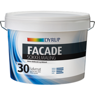 Dyrup facade sokkelmaling 2,25 base 30 2332-100-4 akrylmaling