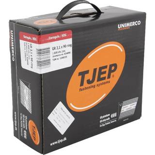 Tjep ringsøm varmgalv. GR 3,1x90 1800stk/pk D-hoved 834090