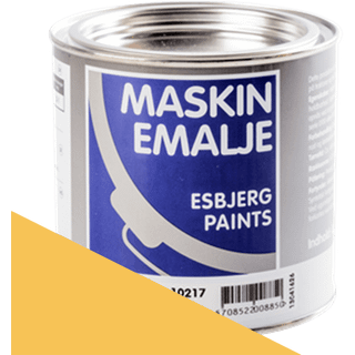 EFAmetal Maskinemalje, Volvo entreprenør gul - 0,75 liter