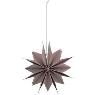 House Doctor Capella Stjerne Burned Red / 20 Cm - Julestjerne Papir Hvid - 206120822