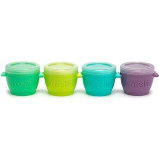 Melii Snap&Go skål til snack 4x118 ml - 4x118 ml