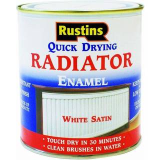 Rustins RADS250 250 ml hurtigtørrende radiatormaling satin