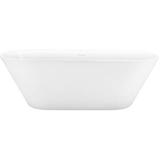 Badekar ovalt fritstående 166 x 72 x 58 cm