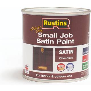 Rustins Hurtigtørrende satinmaling til små opgaver, Chokoladefarve 250 ml RUSSJPSCHOQD