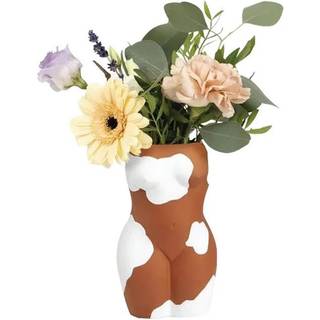 DOIY - Vase - Body - Vitiligo - Brun / hvid