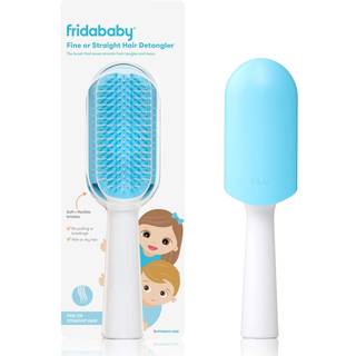 Frida Baby Fin eller lige h?r Detangling H?rb?rste til Kids Detangles Knots uden t?rer eller brudekamt?nder og b?rste design