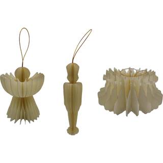 Humdakin Paper Ornaments -3 pack julepynt