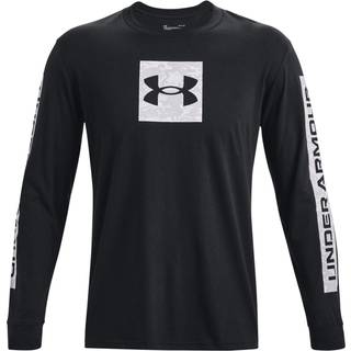 Langærmet T-shirt Under Armour UA CAMO BOXED SPORTSTYLE LS-BLK 1366464-002 Størrelse M