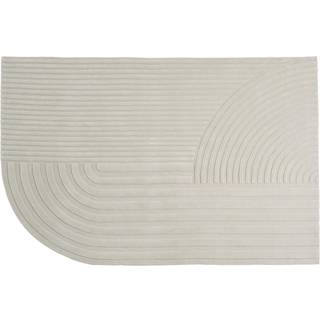 Muuto Relevo gulvtæppe 200x300 Cm Offwhite - Ensfarvede tæpper Uld Off-White - 25934