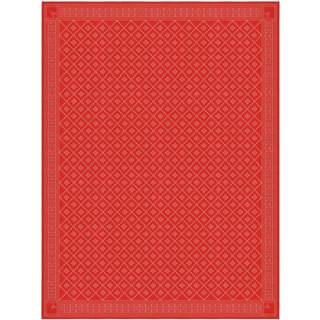 Ekelund Linneväveri Åttebladrose dug 150x310 cm