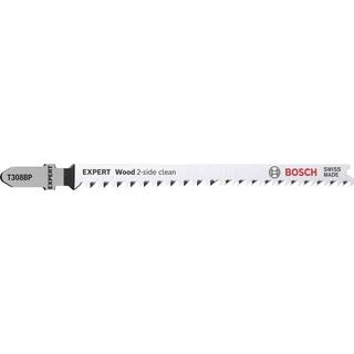 BOSCH Sæt af 5 stiksavsklinger EXPERT Wood 2-side clean T308BP, 117 mm