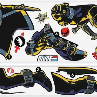RoomMates Wallstickers G.I Joe Retro