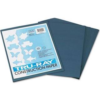 Pacon 103028 Tru-Ray Construction Paper 76 lbs. 9 x 12 skifer 50 ark/pakke