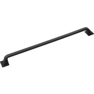 Hickory Hardware 1 Pack Solid Core Kitchen Cabinet trækker luksusskab håndtag hardware til døre og kommode skuffer 12 tommer hulcentrum sort jern