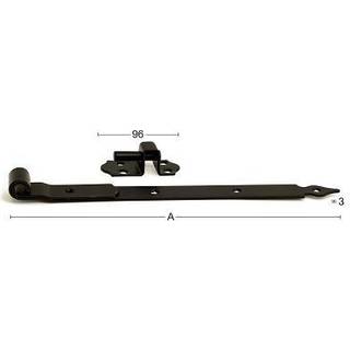 HABO STABELHGSL. 214 200MM SVART