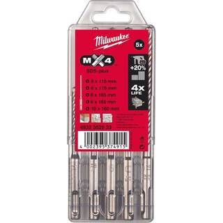 Milwaukee Hammerborsæt SDS-Plus MX4 5P