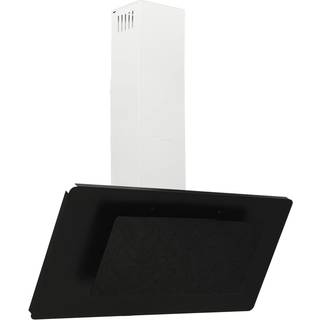 Væghængt Emhætte 60 Cm Rustfrit Stål Og Hærdet Glas Farvet - Sort / 90 x 31 x 108 cm