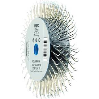 Tapered børste Pferd 43502102 Poliscratch RBU 10020/M14; 100x20x18 mm