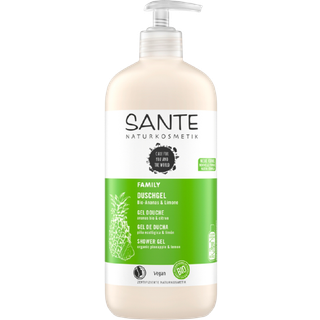 Sante Naturkosmetik Kropspleje Pleje af brusebad Brusegel økologisk ananas & lime 500 ml (122,00 kr / 1 l) - 500 ml