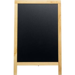 Securit deluxe sandwich gadeskilt 85x55cm med bøg ramme