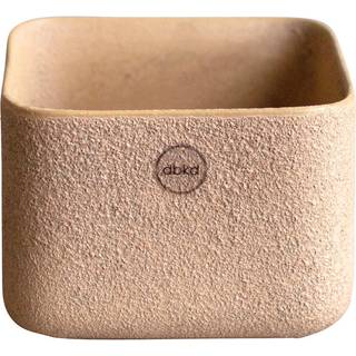 DBKD Cube plante lav krukke 13 cm Sand