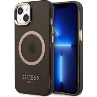 Guldkontur Translucent MagSafe cover til iPhone 13 - sort