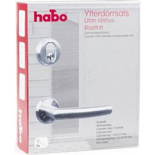 Habo Yderdørssæt Atlanta, rustfrit