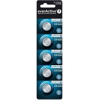 Mini everActive CR1620 lithiumbatteri i blister med 5 stk.