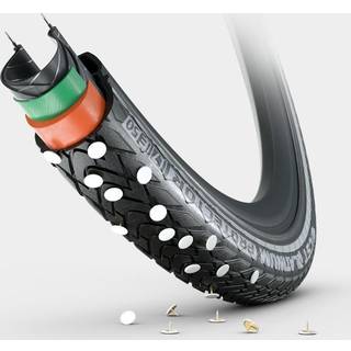 Cykeldæk CST Platinum Protector Dual EPS + LDP 37-622 (700 x 35C / 28 x 1.40) refleks sort/sort