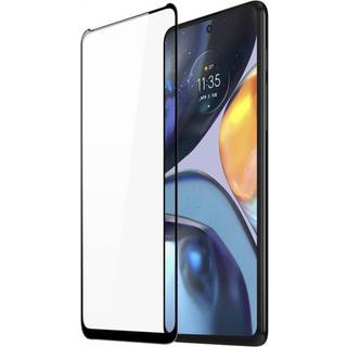 Motorola Moto G22 4G - 10D helskärm HärdatGlas -Svart Ram