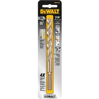 Dewalt DWA1228 7/16 """" Pilot Point Industrial Cobalt Alloy Steel Drill Bit