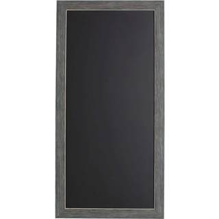 Designovation Wyeth inramad magnetisk svarta tavla 13 """" x 26 """" Grå