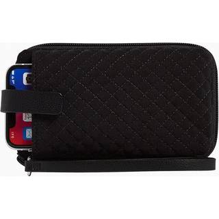 Vera Bradley Women's Microfiber Smartphone Wristlet med RFID -beskyttelse True Black One Størrelse
