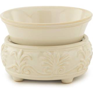 Lysvarmere osv. 2-i-1 stearinlys og duft varmere til opvarmende duftlys eller voks smelter og t?rter med til frisk rum sandsten