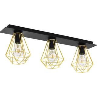 Loftlampe Tarbes, 3 lyskilder, aflang