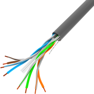 Lanberg 305 Meter Cat6 UTP Netværkskabel &amp; Installationkabel Grå