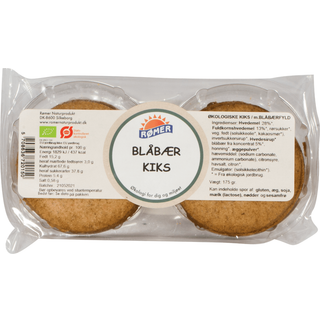 Rømer Kiks m. Blåbærfyld Økologisk - 175 g