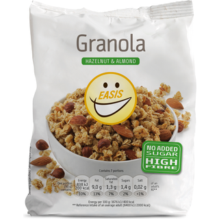 Easis Granola med Hasselnødder og Mandler - 350 g