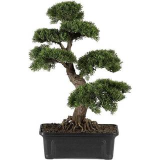 Næsten naturlige 4103 24in. Cedar Bonsai Silk Plant Green