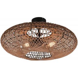 Hedda loftlampe af sisal og metal