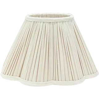 Topringsskærm Siv Plissé 25 cm - Beige