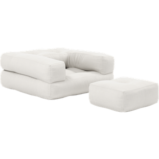 Mini Cube Børne Futonstol & Madras Fra Karup Design | Japandi - 734 Dark Grey