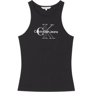 Slim Cropped Ribbed T-shirt - Black - M